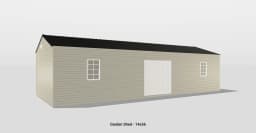 14x36 Vinyl Garden Shed