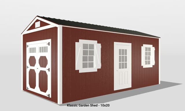 3D builder preview, Klassic garden shed