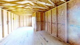 Amish-built casita with LP SmartSide siding, representative display photo