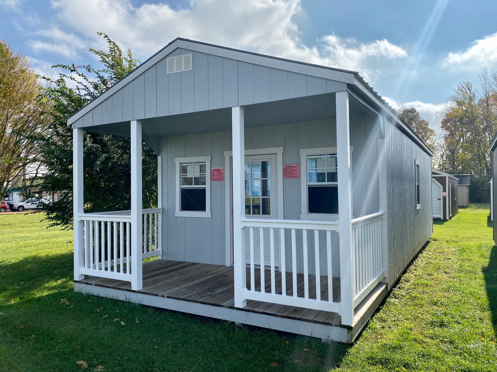 Amish-built cabin at our Adrian, Michigan location