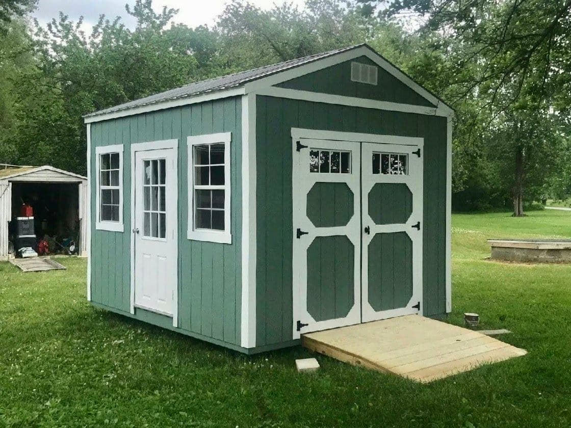 Amish-built klassic garden shed on customer property