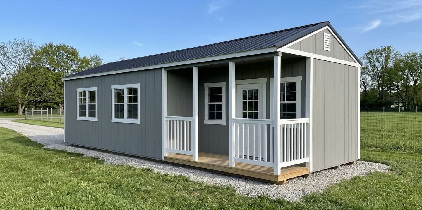 Amish-built Amish casita on a Michigan property