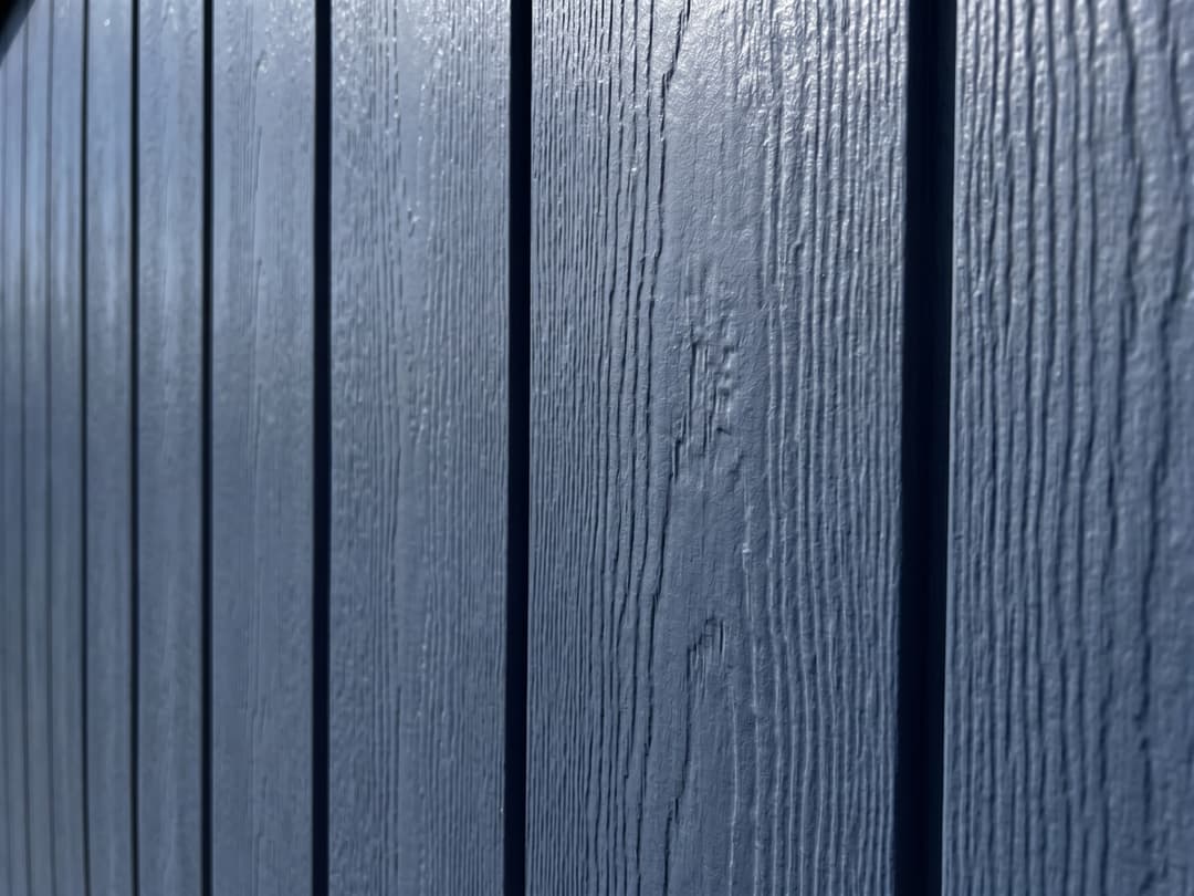 LP SmartSide engineered-wood lap siding close-up