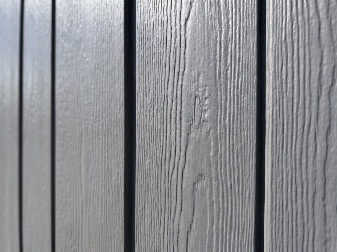 LP SmartSide engineered-wood lap siding close-up