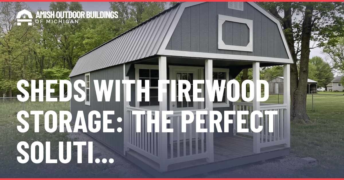 Api Sheda Sheds with Firewood Storage: The Perfect Solution for Storing Your ...