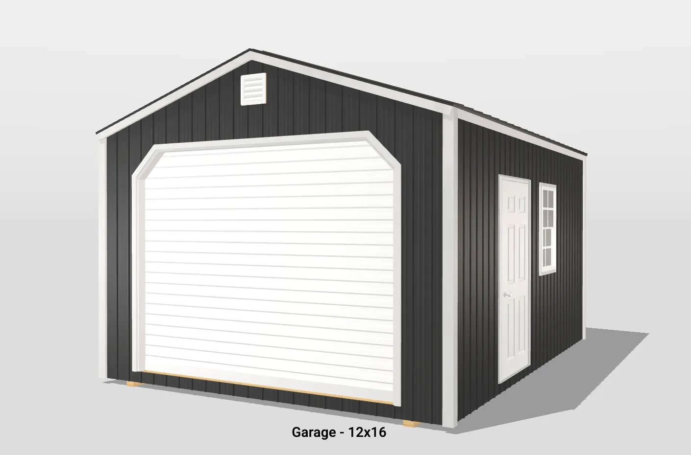 16x40 Metal Garage - Amish Garages