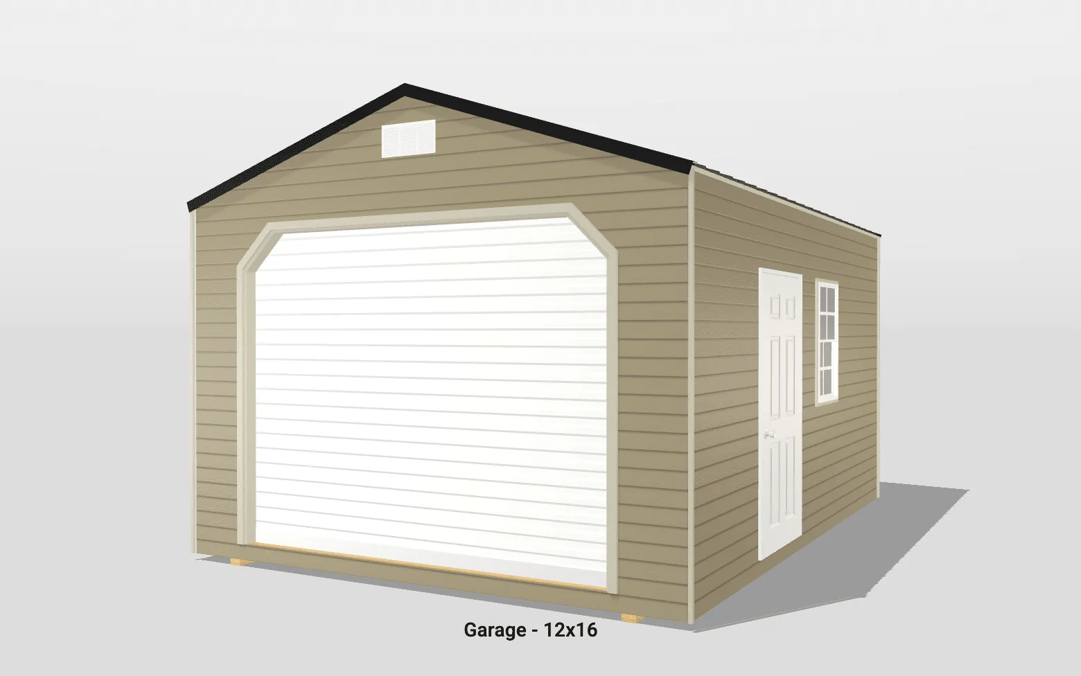 16x32 Metal Garage - Amish Garages