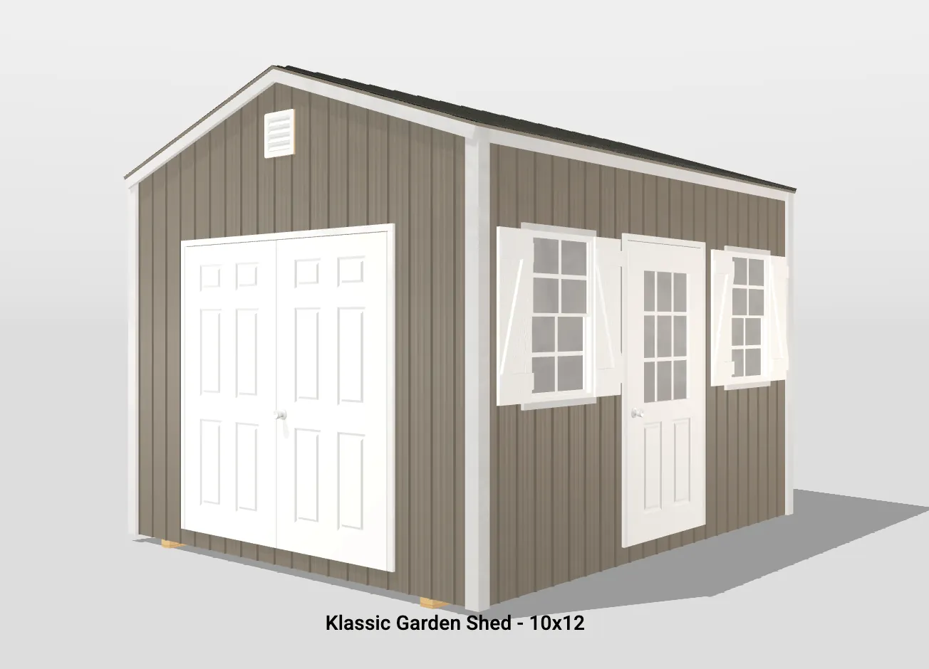 A*i様 yardsale 14x32 Vinyl Klassic Garden Shed - Amish Klassic Garden Sheds